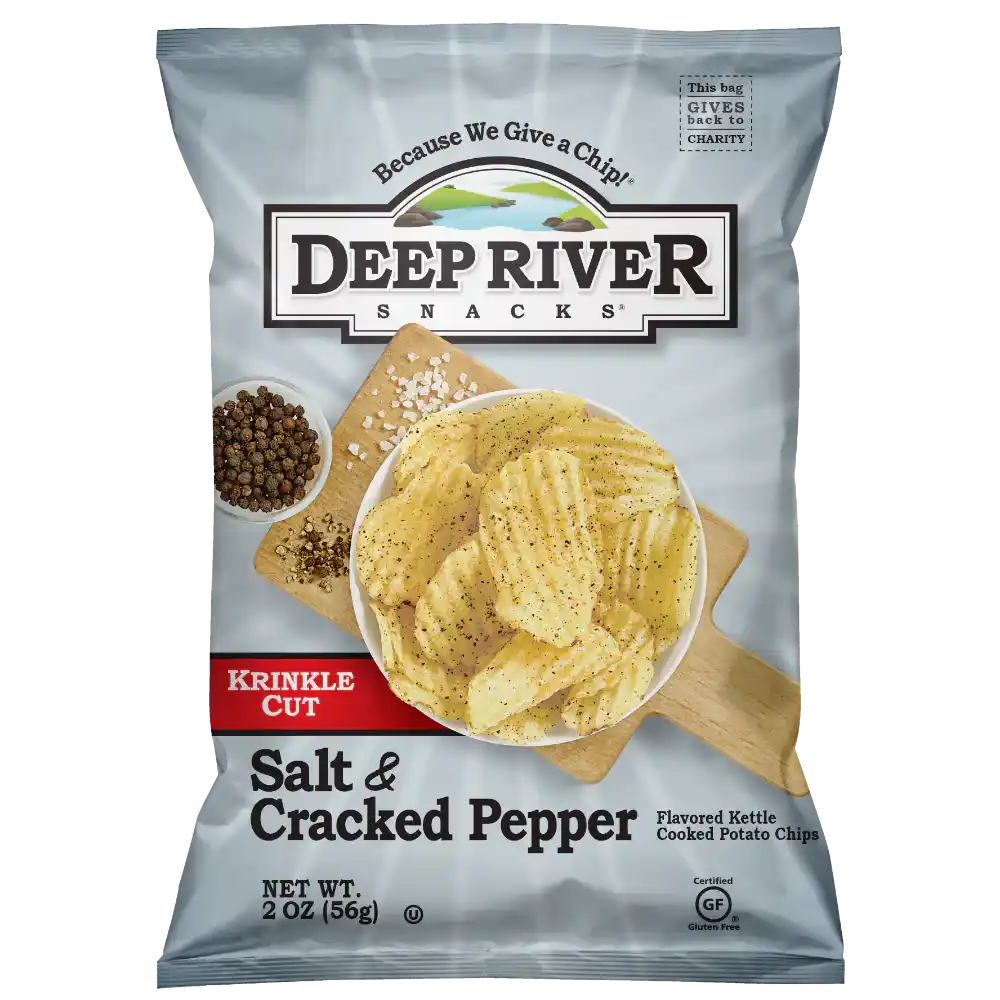 Deep Deep River Snacks Krinkle Cut Salt & Cracked Pepper(0)United States 🇺🇸Explore