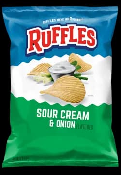 RUFFLES® RUFFLES® Sour Cream & Onion Flavored Potato Chips(1)United States 🇺🇸Explore