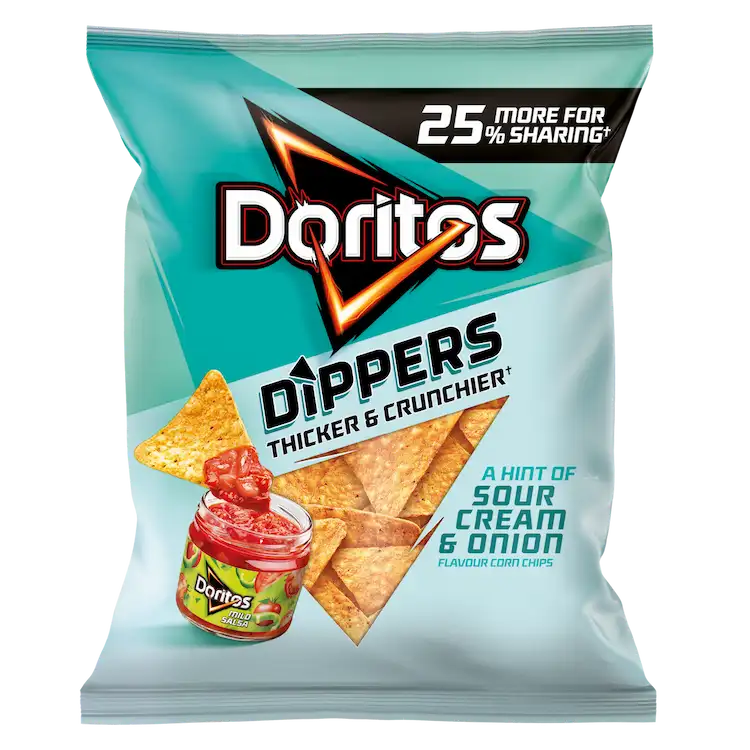 Doritos Doritos Hint of Sour Cream & Onion Dippers(0)United Kingdom 🇬🇧Explore