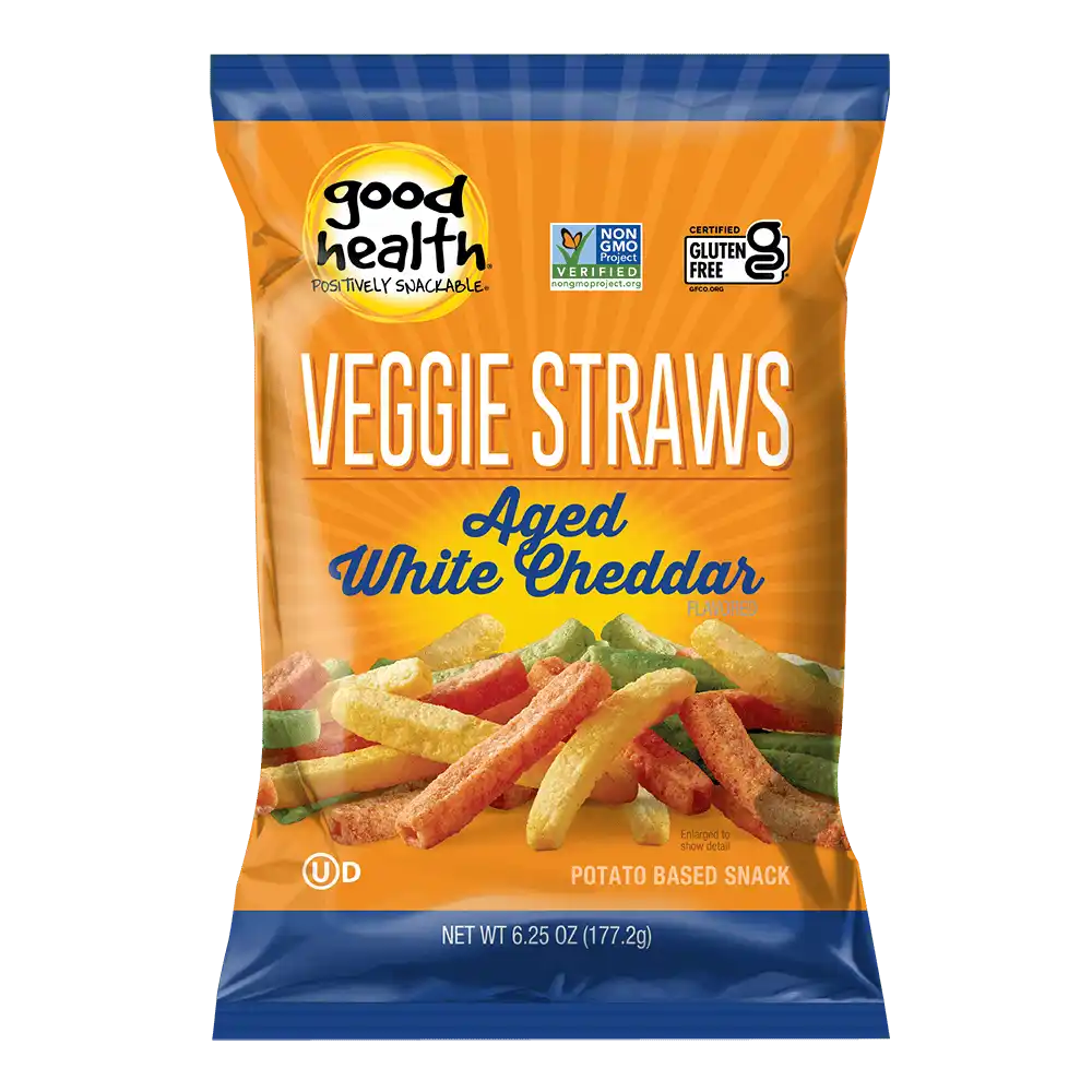 Good Good Health Veggie Straws Aged White Cheddar(0)United States 🇺🇸Explore