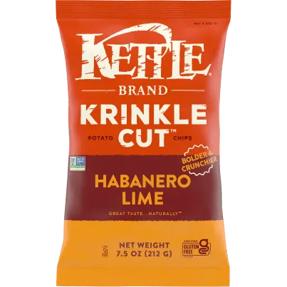 Kettle Kettle Brand Krinkle Cut Habanero Lime(1)United States 🇺🇸Explore
