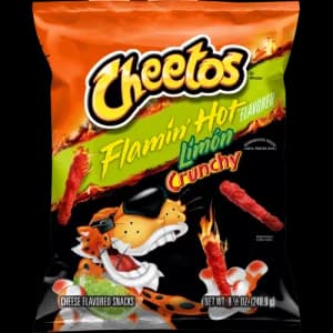 CHEETOS® CHEETOS® Crunchy FLAMIN' HOT® Limón Cheese(0)United States 🇺🇸Explore