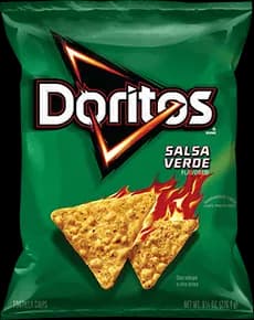 DORITOS® DORITOS® Salsa Verde Flavored Tortilla Chips(1)United States 🇺🇸Explore