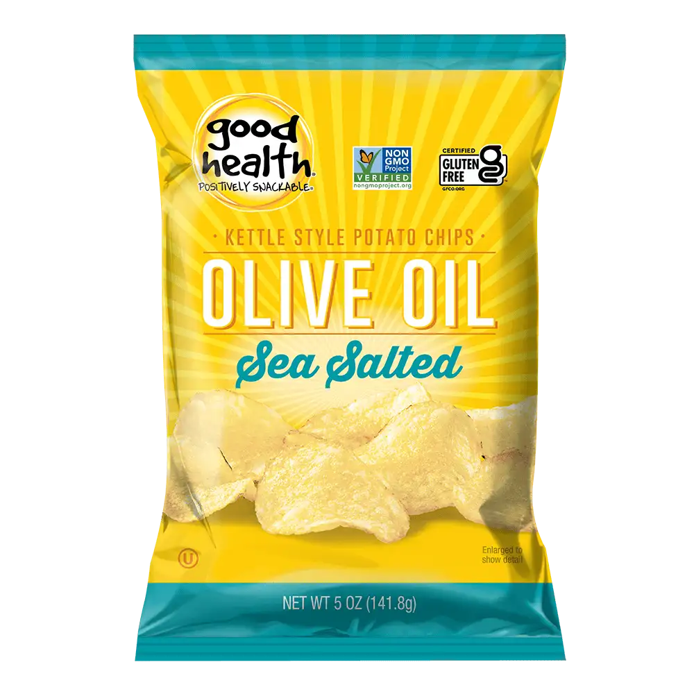 Good Good Health Olive Oil Kettle Style Potato Chips Sea Salted(0)United States 🇺🇸Explore