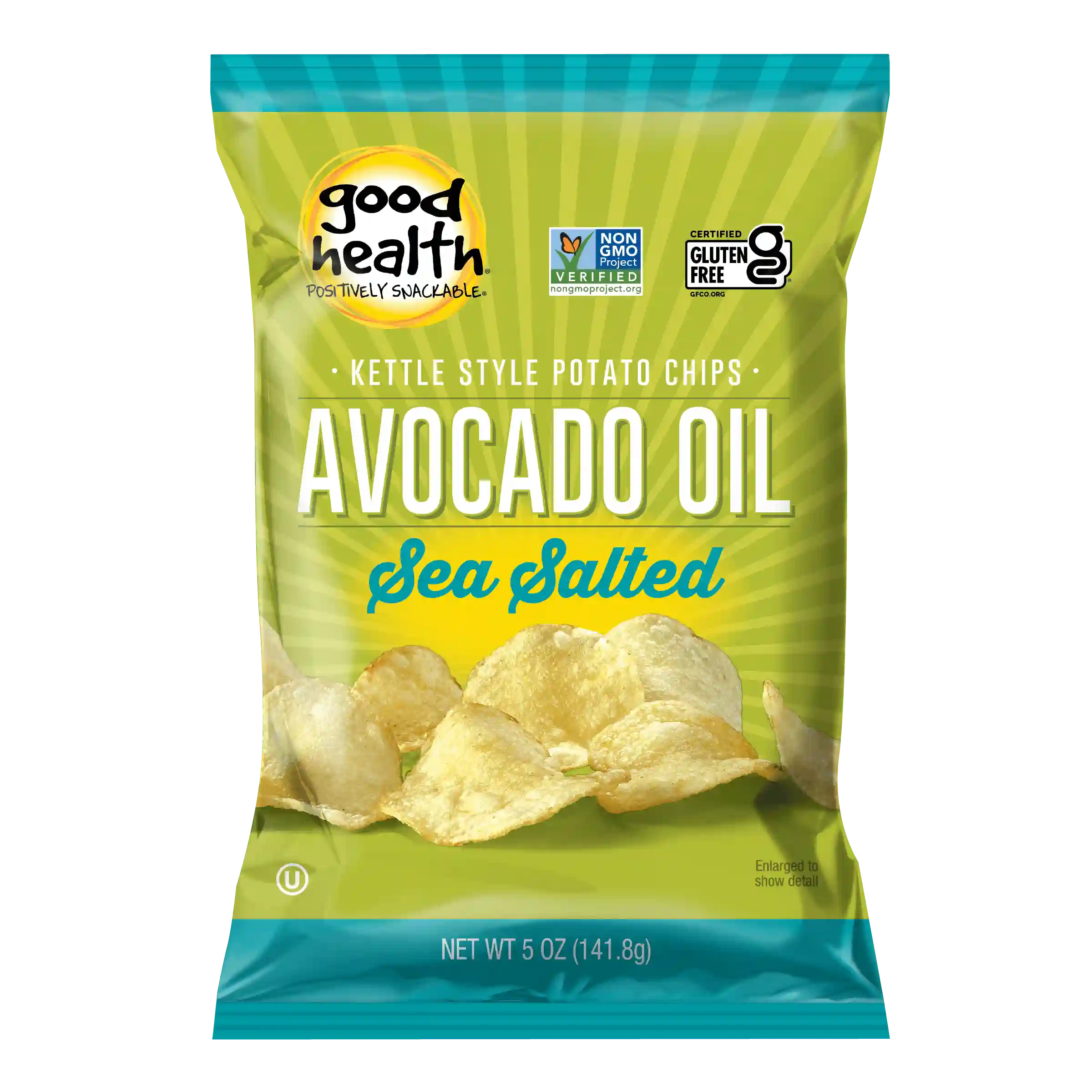 Good Good Health Avocado Oil Kettle Style Potato Chips Sea Salt(0)United States 🇺🇸Explore
