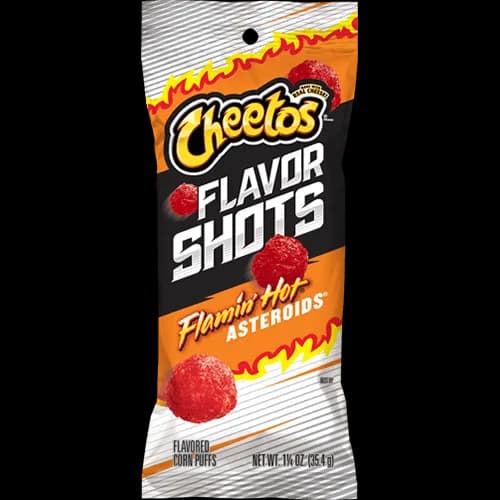 CHEETOS® CHEETOS® Flavor Shots FLAMIN' HOT® ASTEROIDS®(0)United States 🇺🇸Explore