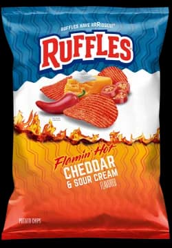 RUFFLES® RUFFLES® Flamin' Hot Cheddar & Sour Cream(0)United States 🇺🇸Explore