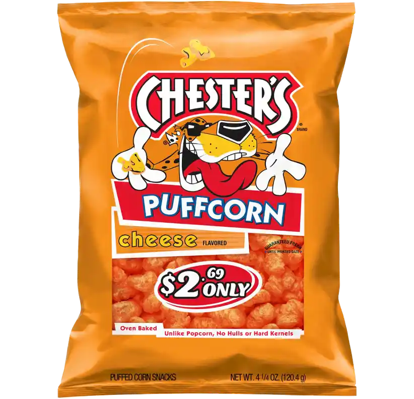 CHESTER'S® CHESTER'S® Cheese Flavored Puffcorn(0)United States 🇺🇸Explore