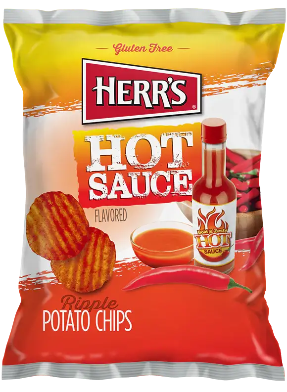 Herr's Herr's Hot Sauce Ripple Potato Chips(0)United States 🇺🇸Explore