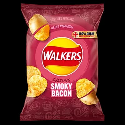 Walkers Walkers Sizzling Smoky Bacon(0)United Kingdom 🇬🇧Explore