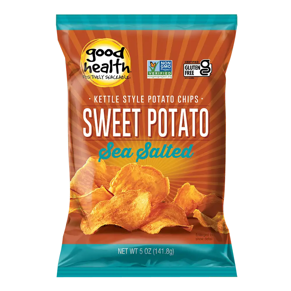 Good Good Health Kettle Style Sweet Potato Chips Sea Salted(0)United States 🇺🇸Explore