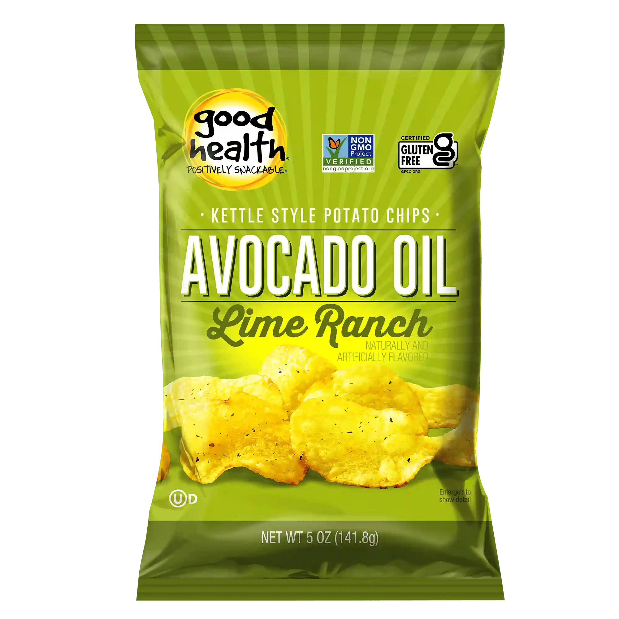 Good Good Health Avocado Oil Kettle Style Potato Chips Lime Ranch(0)United States 🇺🇸Explore