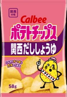 Calbee Calbee Potato chips Kansai Dashi Soy Sauce(0)Japan 🇯🇵Explore