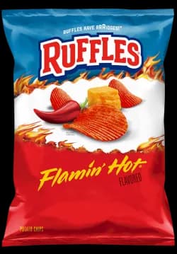 RUFFLES® RUFFLES® FLAMIN' HOT® Flavored Potato Chips(0)United States 🇺🇸Explore
