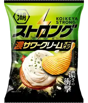 Koikeya Koikeya Strong Thick Sour Cream Onion(1)Japan 🇯🇵Explore