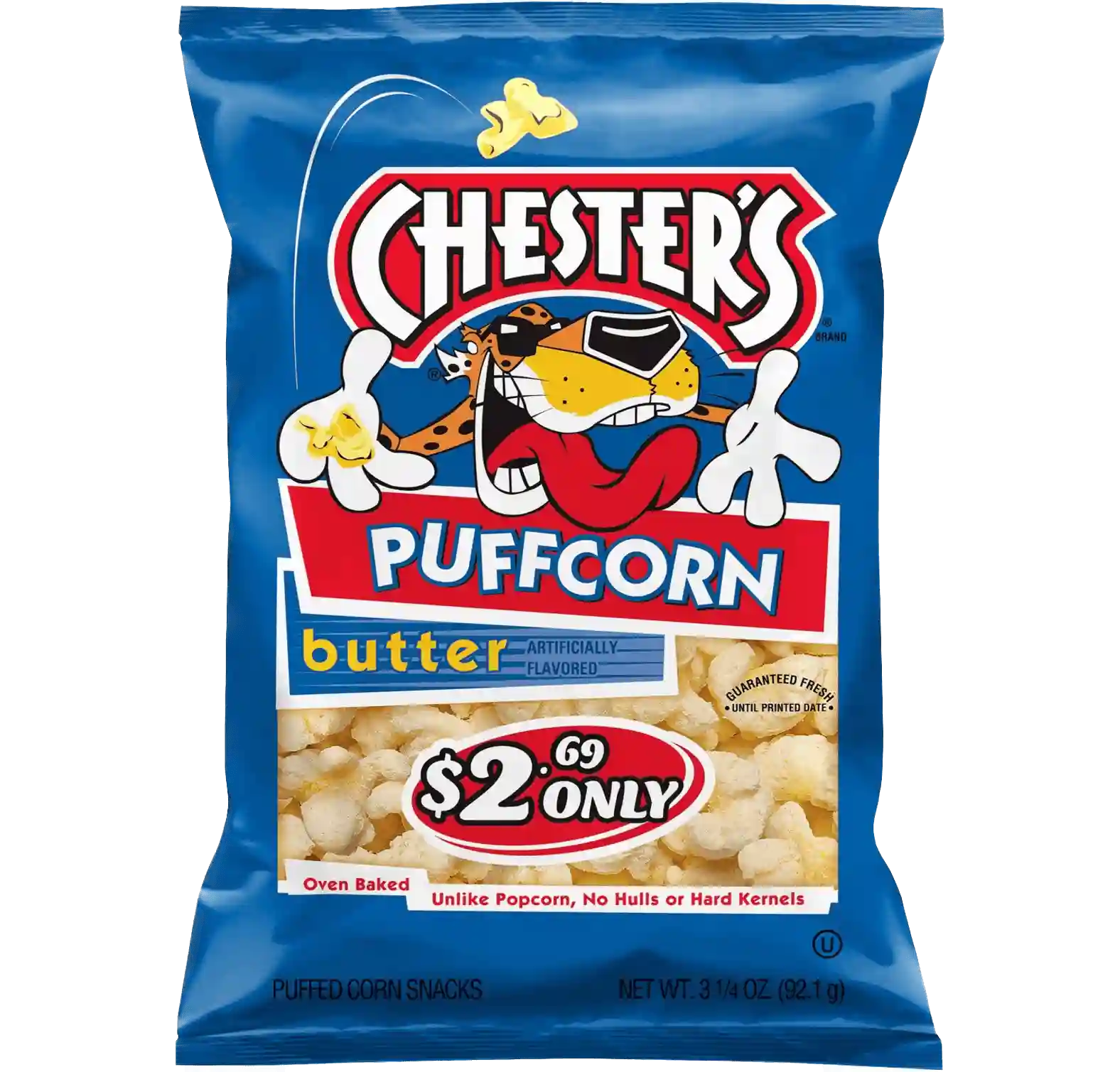 CHESTER'S® CHESTER'S® Butter Flavored Puffcorn(0)United States 🇺🇸Explore