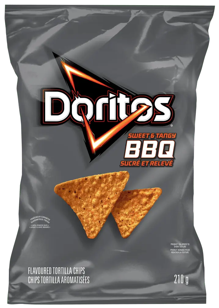 DORITOS® DORITOS® Sweet & Tangy BBQ Flavoured Tortilla Chips(0)Canada 🇨🇦Explore
