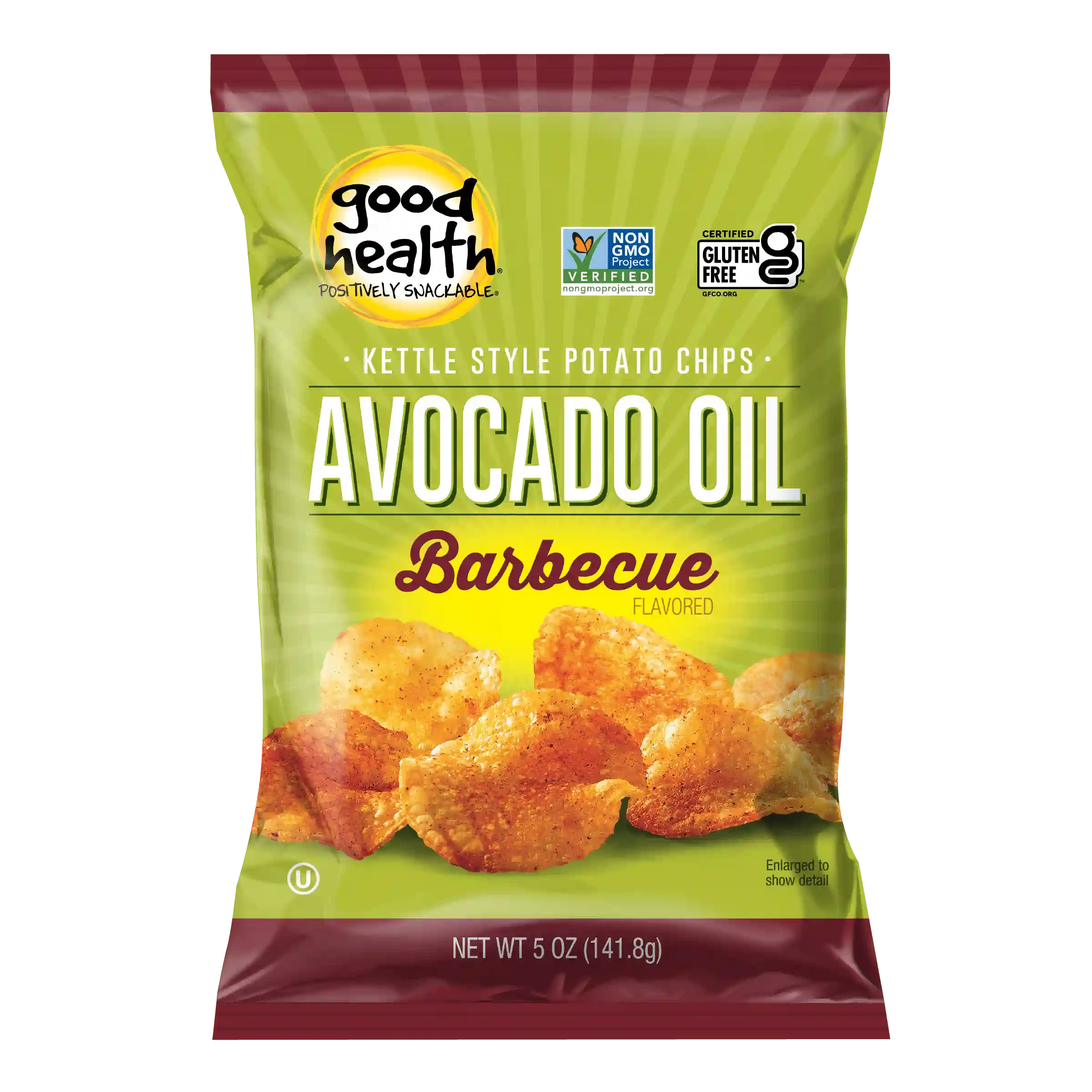 Good Good Health Avocado Oil Kettle Style Potato Chips Barbeque(0)United States 🇺🇸Explore