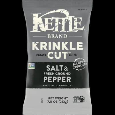Kettle Kettle Brand Krinkle Cut Salt Fresh Ground Pepper(3)United States 🇺🇸Explore