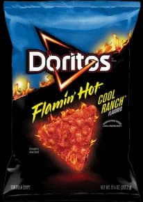 DORITOS® DORITOS® FLAMIN’ HOT® COOL RANCH® Flavored Tortilla Chips(0)United States 🇺🇸Explore